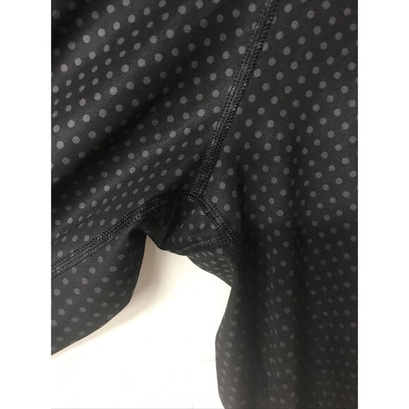NWOT LULULEMON Wunder Under Crop Pant black gray Biggie Dot Luxtreme size 8 - Picture 2 of 5